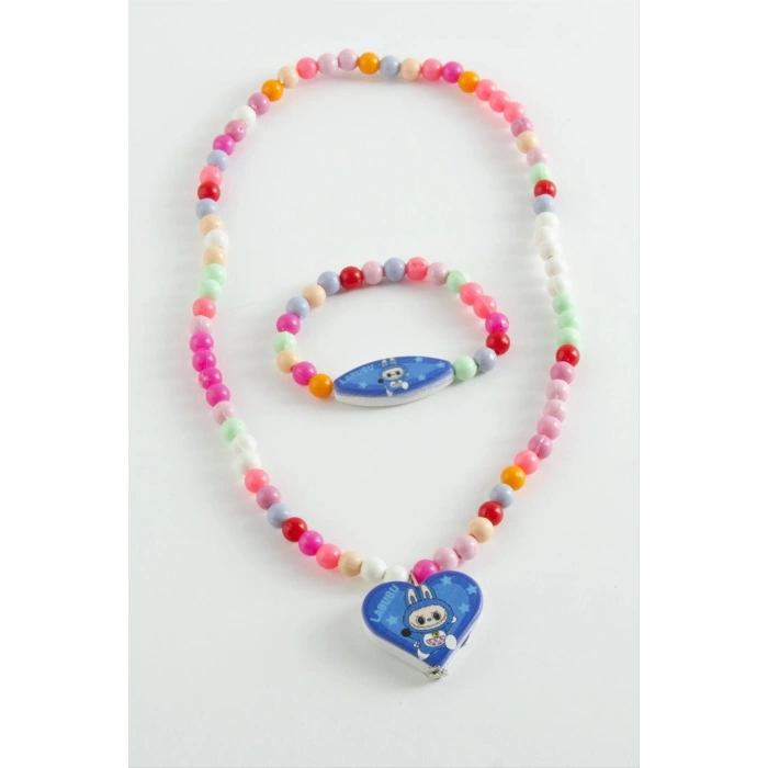 Labubu Boncuk Çocuk Set Kolye