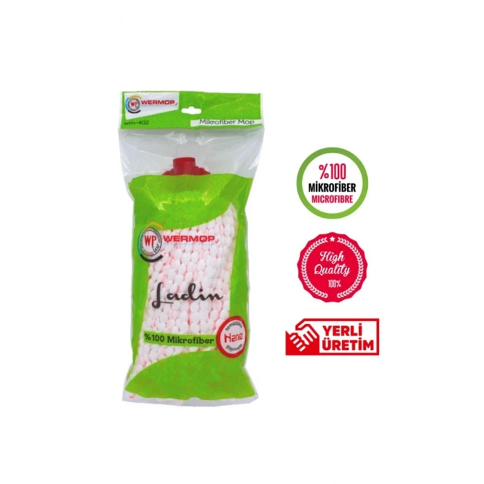 Ladin Mikrofiber Renkli Mop 1 Adet -WM402
