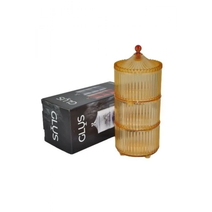 Lanus 3 Parça Small Küçük Drajelik Şekerlik -EMN3448