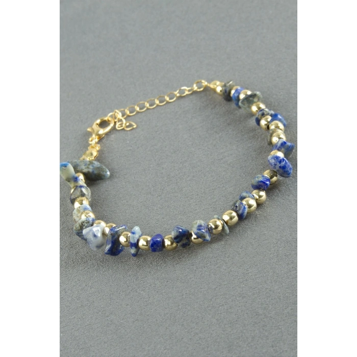 Lapis Kırık Doğaltaş Bileklik