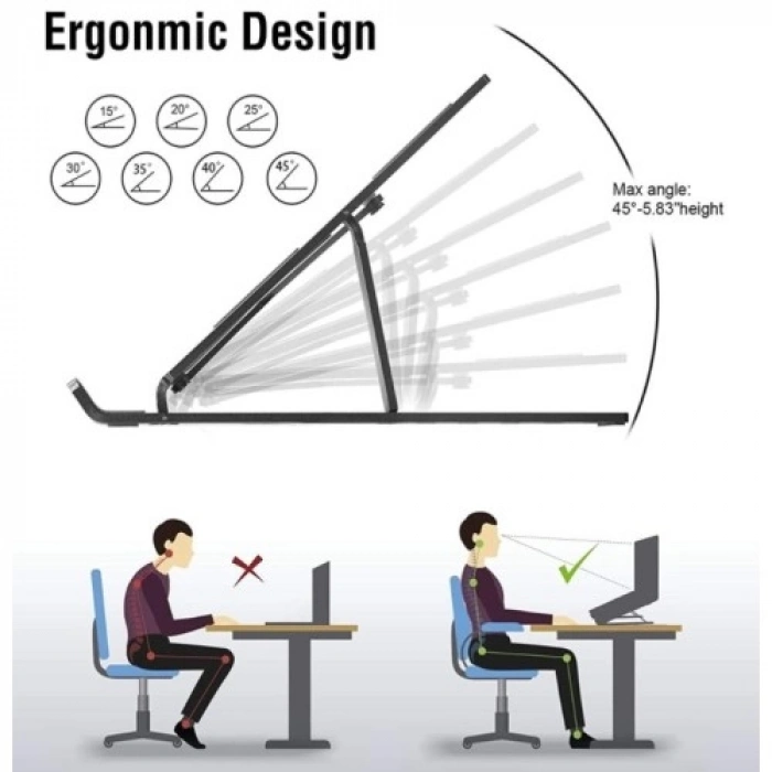 Laptop Standı 7 Kademe Ayarlanabilir