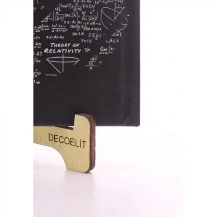 Lastikli Çizgisiz Sert Kapak Emc2 Defter