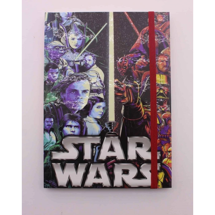 Lastikli Çizgisiz Sert Kapak Star Wars Defter