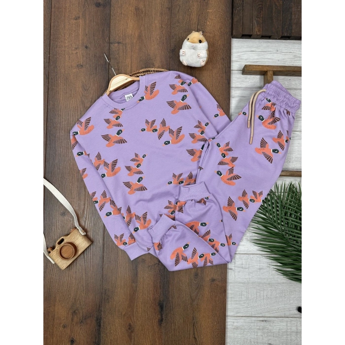 LASTİKLİ PAÇA, PAMUKLU, DESENLİ, MEVSİMLİK, GÜNLÜK, KIZ ÇOCUK & BEBEK  ALT ÜST TAKIM