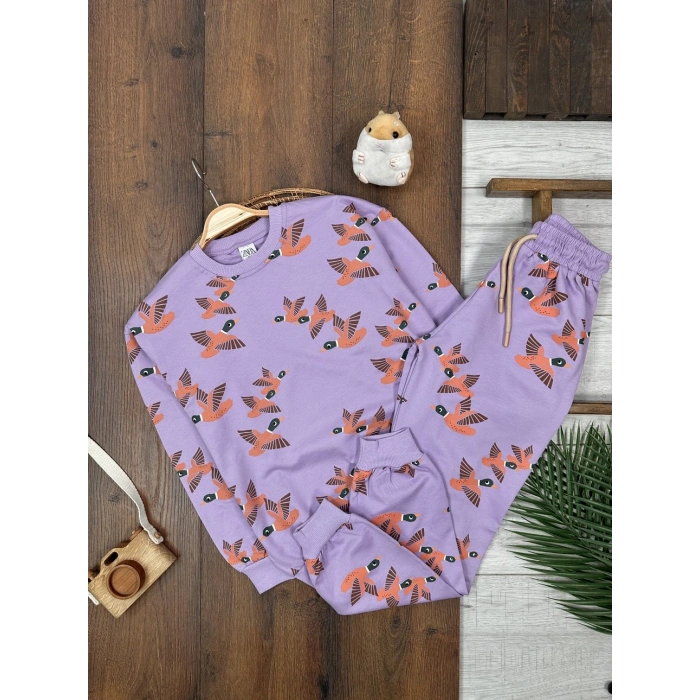 LASTİKLİ PAÇA, PAMUKLU, DESENLİ, MEVSİMLİK, GÜNLÜK, KIZ ÇOCUK & BEBEK  ALT ÜST TAKIM