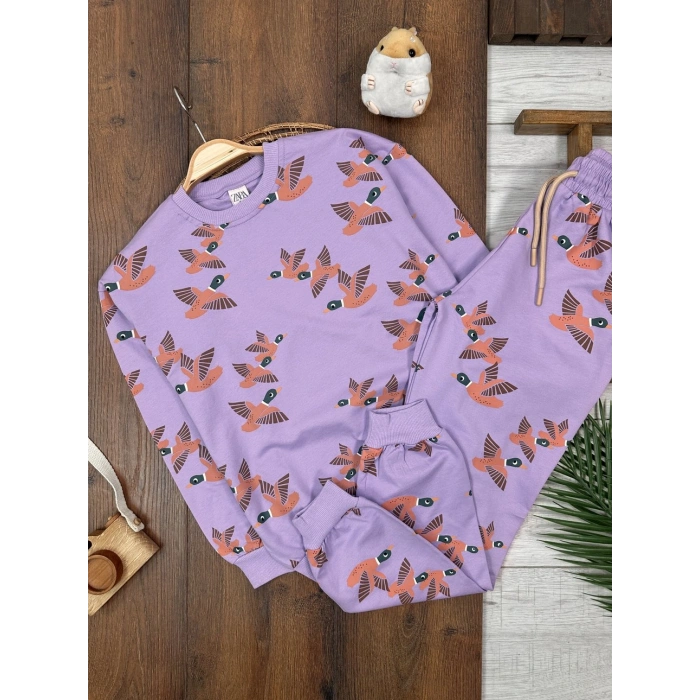 LASTİKLİ PAÇA, PAMUKLU, DESENLİ, MEVSİMLİK, GÜNLÜK, KIZ ÇOCUK & BEBEK  ALT ÜST TAKIM