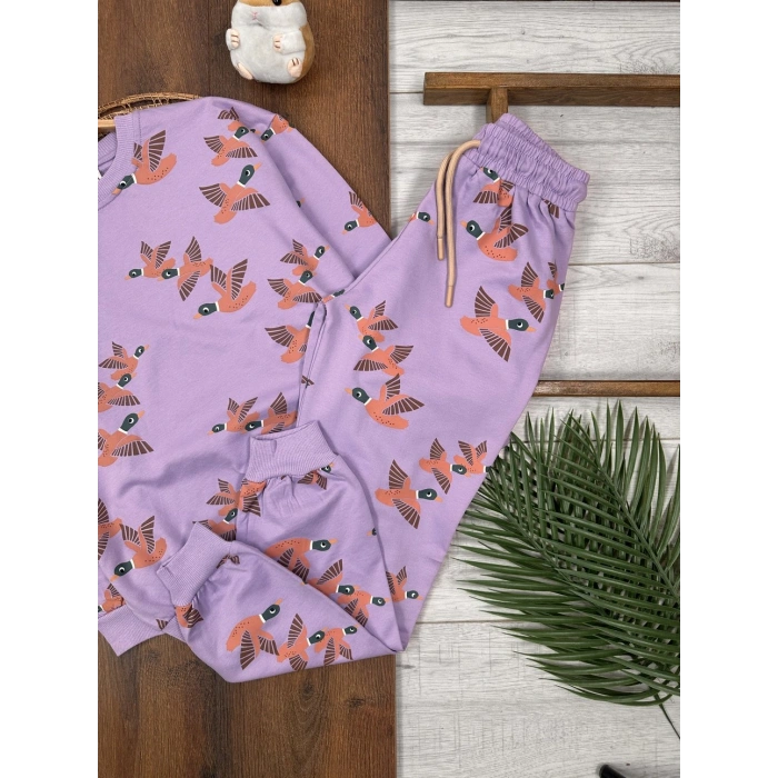 LASTİKLİ PAÇA, PAMUKLU, DESENLİ, MEVSİMLİK, GÜNLÜK, KIZ ÇOCUK & BEBEK  ALT ÜST TAKIM