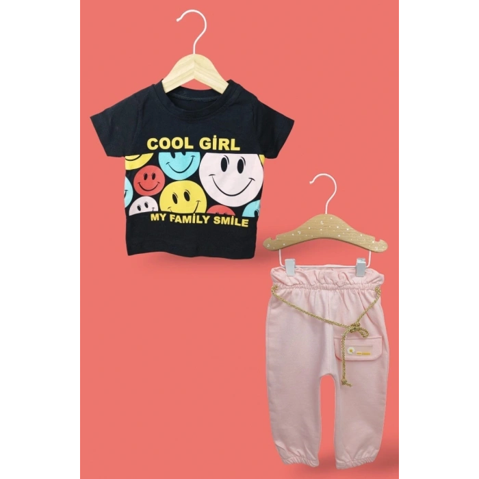 LASTİKLİ PAÇA, PAMUKLU, DESENLİ, MEVSİMLİK, GÜNLÜK, KIZ ÇOCUK & BEBEK  ALT ÜST TAKIM