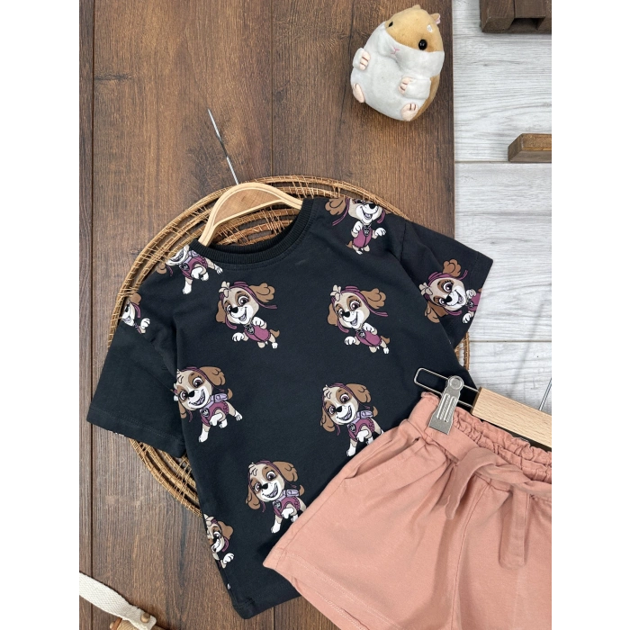 LASTİKLİ PAÇA, PAMUKLU, DESENLİ, YAZLIK, GÜNLÜK, KIZ ÇOCUK & BEBEK  ALT ÜST TAKIM