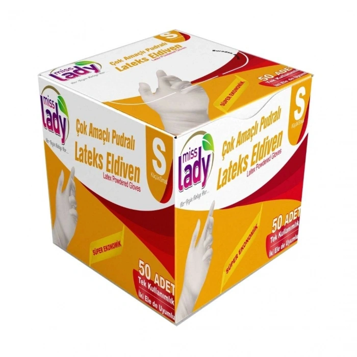 Lateks Eldiven (S) 50li