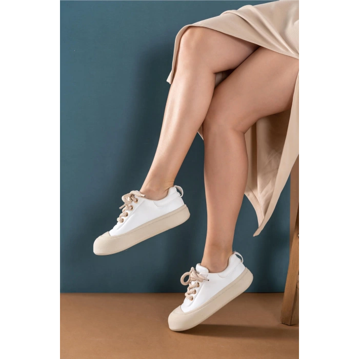 Lavender Beyaz Spor Ayakkabı