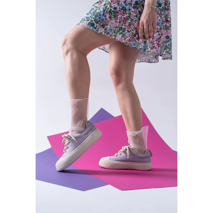 Lavender Lila Spor Ayakkabı