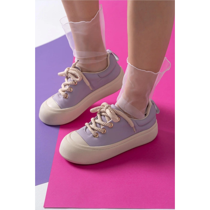 Lavender Lila Spor Ayakkabı