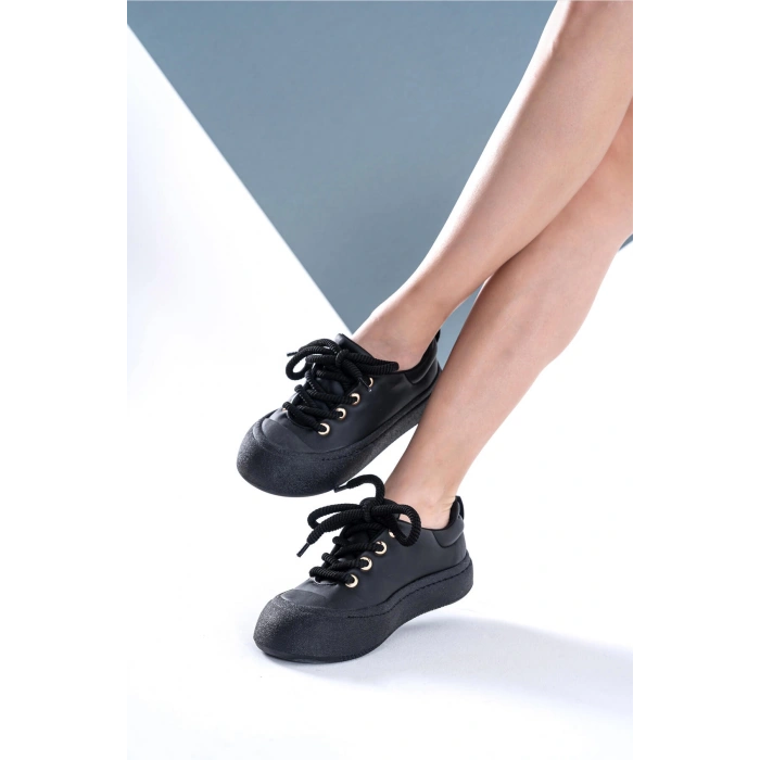 Lavender Siyah Spor Ayakkabı