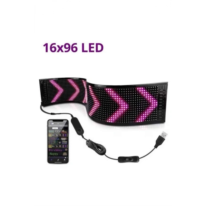 Led Ekran Matrix Panel En Büyük Boy Araba Yazısı