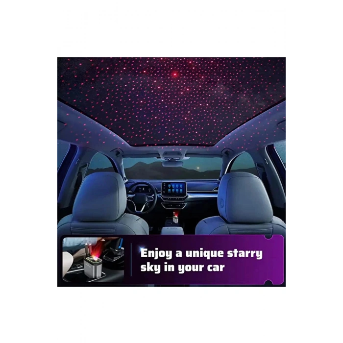 Led Işık Tavan Aydınlatmalı 66w 4’1 Çift Kablolu Hızlı Şarj 3.4a Araç İçi Çakmaklık Şarj Aleti