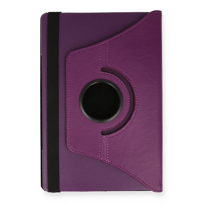 Lenovo M10 FHD Plus X606F Kılıf 360 Tablet Deri Kılıf - Mürdüm