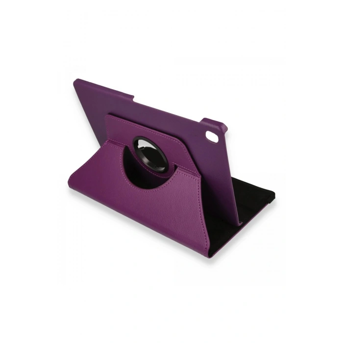 Lenovo M10 FHD Plus X606F Kılıf 360 Tablet Deri Kılıf - Mürdüm