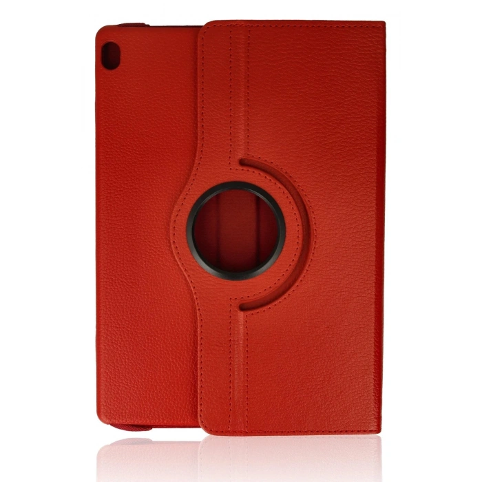 Lenovo M10 X505F Kılıf 360 Tablet Deri Kılıf - Kırmızı