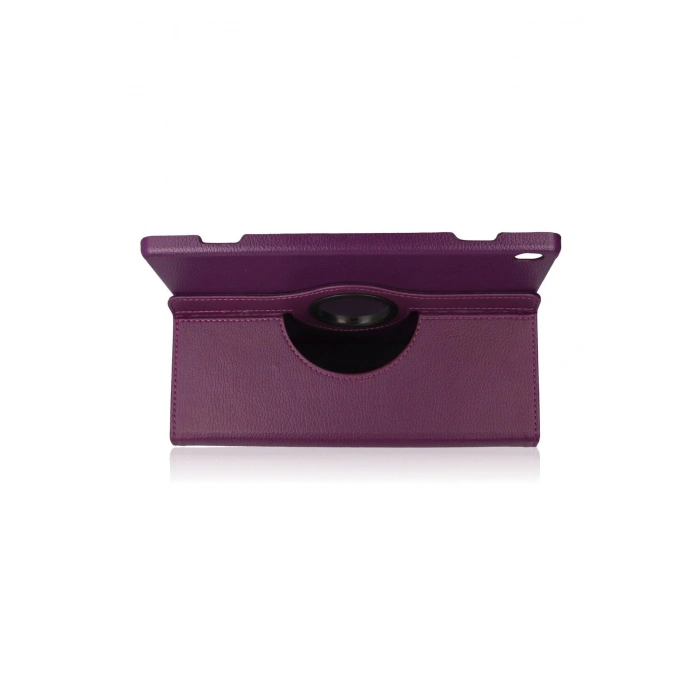 Lenovo M10 X505F Kılıf 360 Tablet Deri Kılıf - Mürdüm