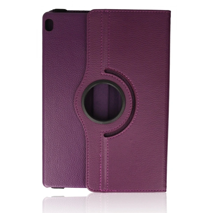 Lenovo M10 X505F Kılıf 360 Tablet Deri Kılıf - Mürdüm