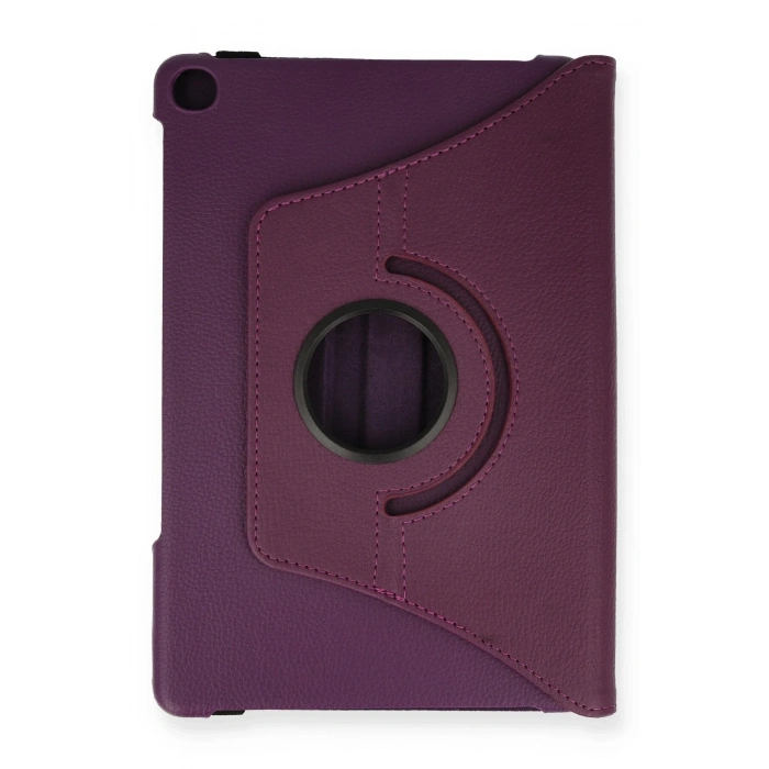 Lenovo Tab M10 TB328FU Kılıf 360 Tablet Deri Kılıf - Mürdüm