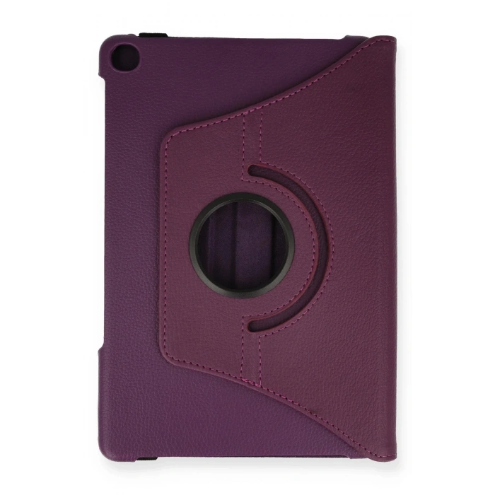 Lenovo Tab M10 TB328FU Kılıf 360 Tablet Deri Kılıf - Mürdüm