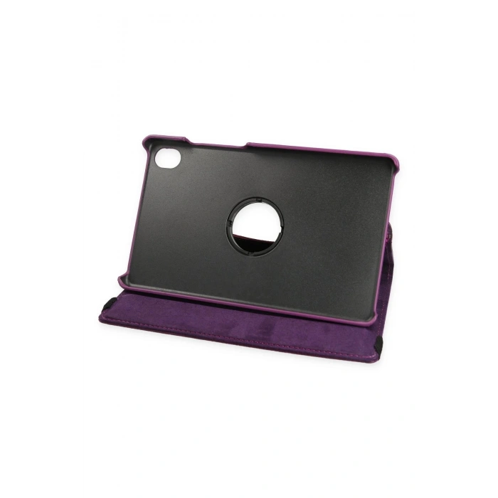 Lenovo Tab M8 Kılıf 360 Tablet Deri Kılıf - Mürdüm