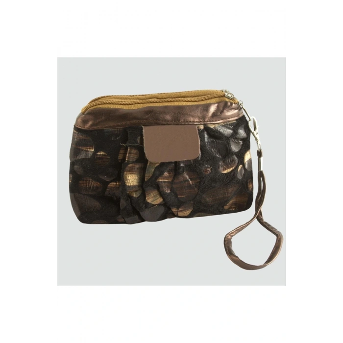 Leopar Desenli Para Cüzdanı