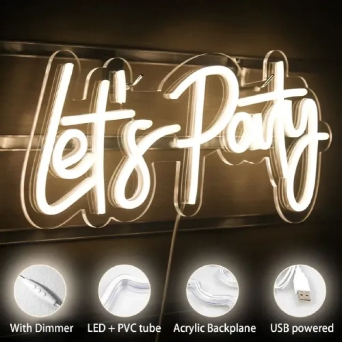 Lets Party Neon Led Tabela