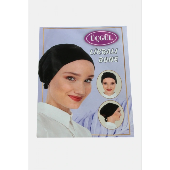 Likralı Bağlamalı Düz Bone