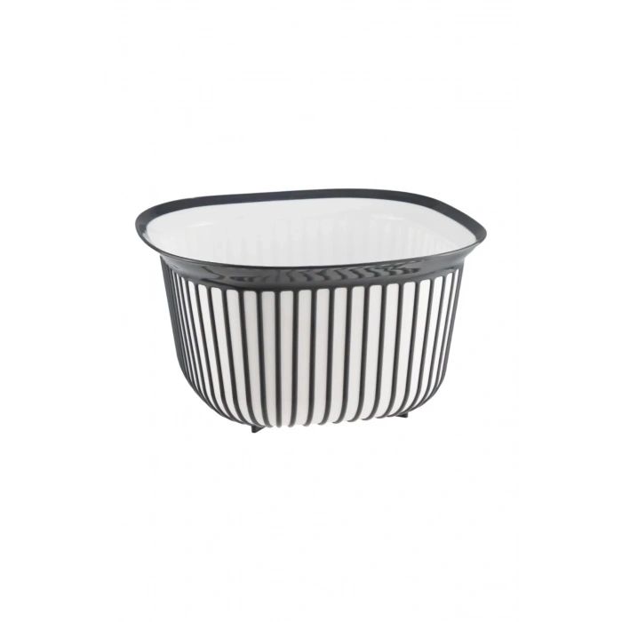Linea Kare Çizgi Desenli Kase 4 Lt -BNM-3712
