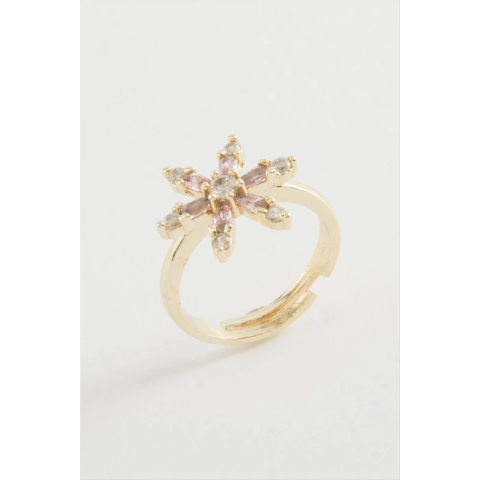 Lotus Zirkon Taşlı Yüzük