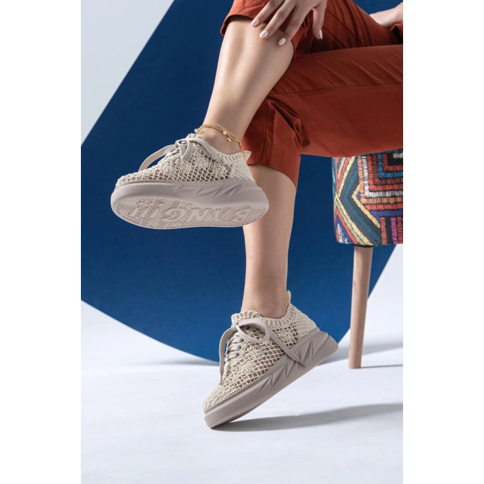 Lucas Bej Örgü Spor Ayakkabı