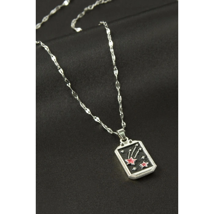 Lüks Çelik Tarot Kolye