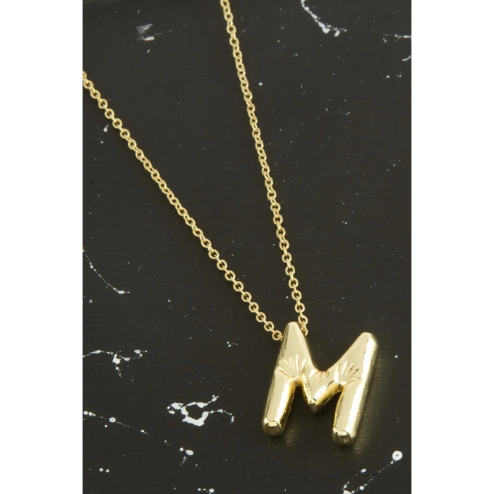 M Harfli Balon Kolye