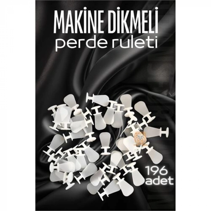 Makine Dikmeli Perde Düğmesi Perde Ruleti Perde Düğmesi 196 Adet