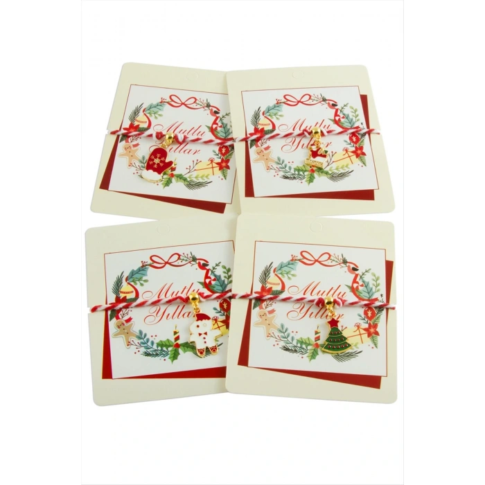 Makrome Yılbaşı Bilekliği