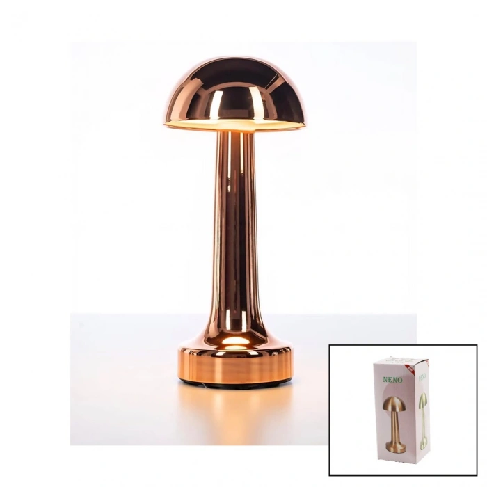 MANTAR MASA LAMBASI DOKUNMATİK - RENKLİ USB ŞARJLI 3 FONKSİYONLU 5W - 50-60Hz (4887)
