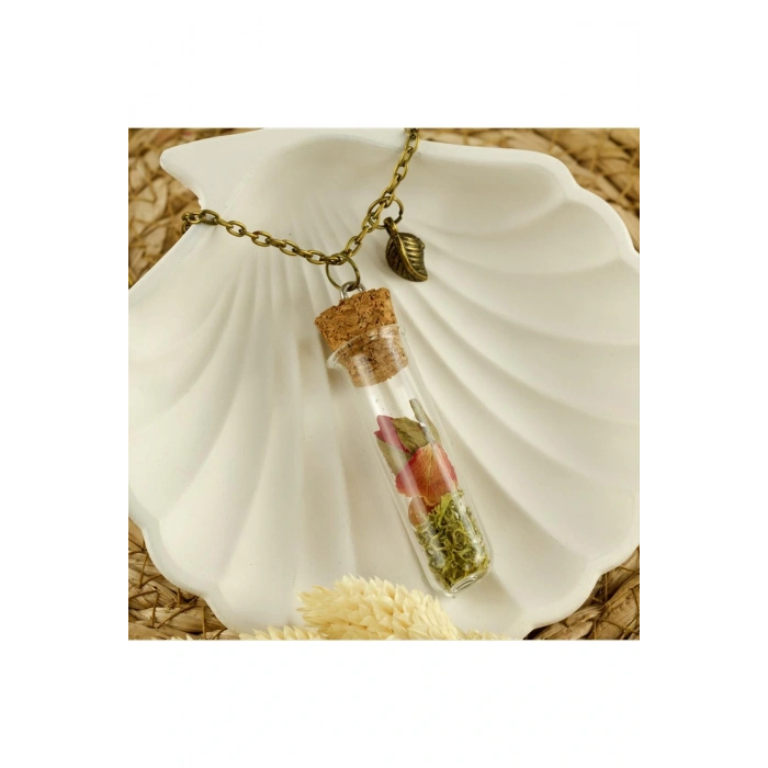 Mantar Tıpalı Canlı Kolye