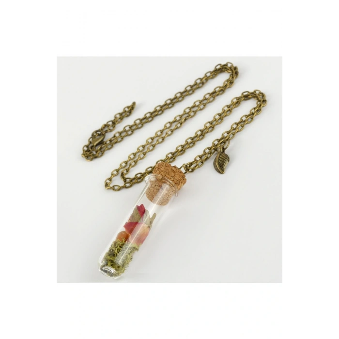 Mantar Tıpalı Canlı Kolye