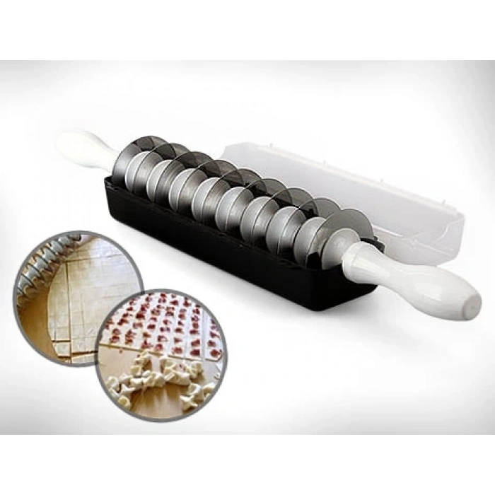 Mantı Kesme Merdanesi 9 Bıçaklı (4887)