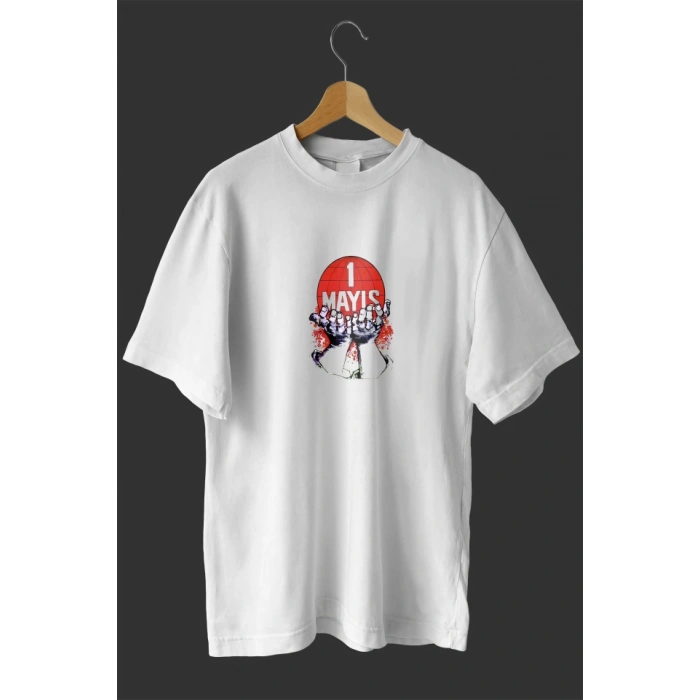 MARSiLYAN- 1 Mayıs Emekçilerimiz İçin Özel Tasarım 1 Mayıs Dünya Baskılı Tshirt