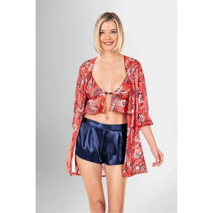 MARSiLYAN-  3lü Şort Takımı Desenli