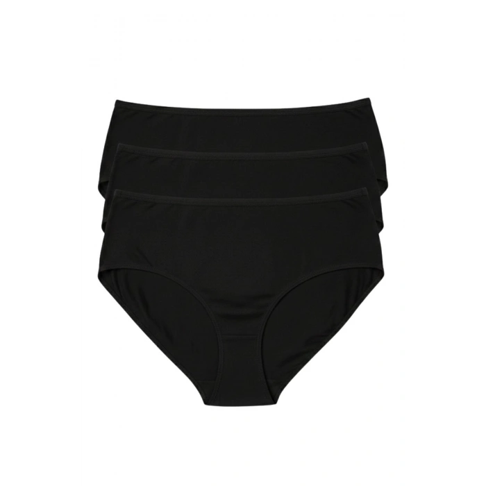 MARSiLYAN- 3LÜ SET KÜLOT-SİYAH-BEYAZ-TEN DOR2850