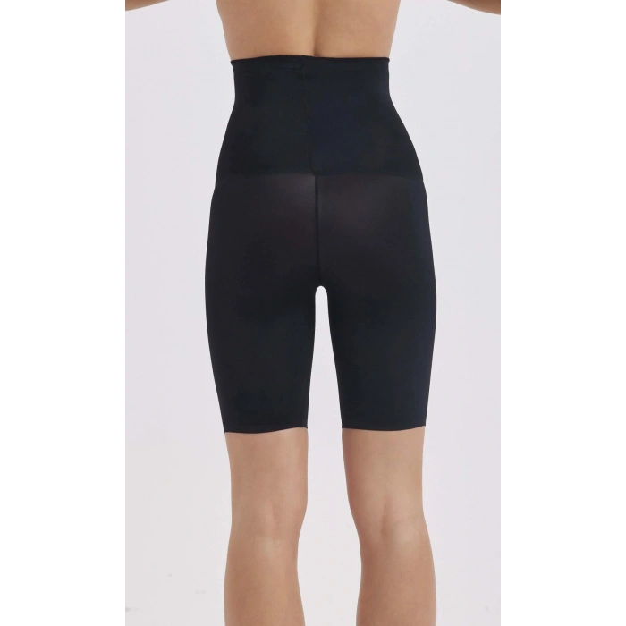 MARSiLYAN- 4007 Poliyamid Lazer Kesim Göbek Toparlayıcı Short