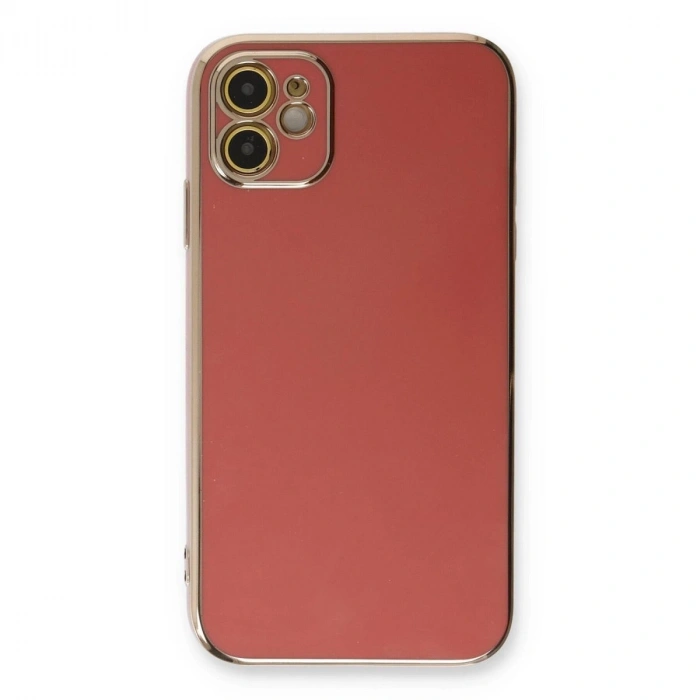 MARSİLYAN™- Apple İphone 11 Kılıf Volet Silikon - Kırmızı
