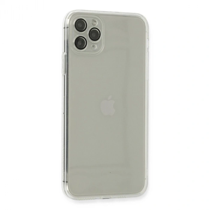MARSİLYAN™- Apple İphone 11 Pro Max Kılıf Fly Lens Silikon - Şeffaf