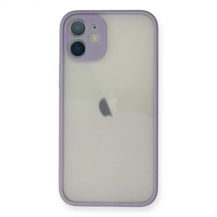 MARSİLYAN™- Apple İphone 11 Pro Max Kılıf Montreal Silikon Kapak - Mor