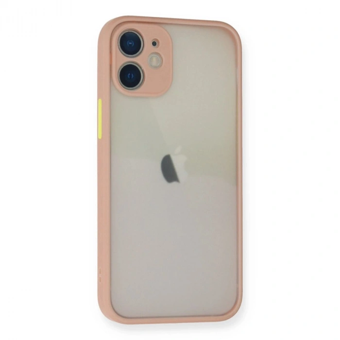 MARSİLYAN™- Apple İphone 11 Pro Max Kılıf Montreal Silikon Kapak - Pembe